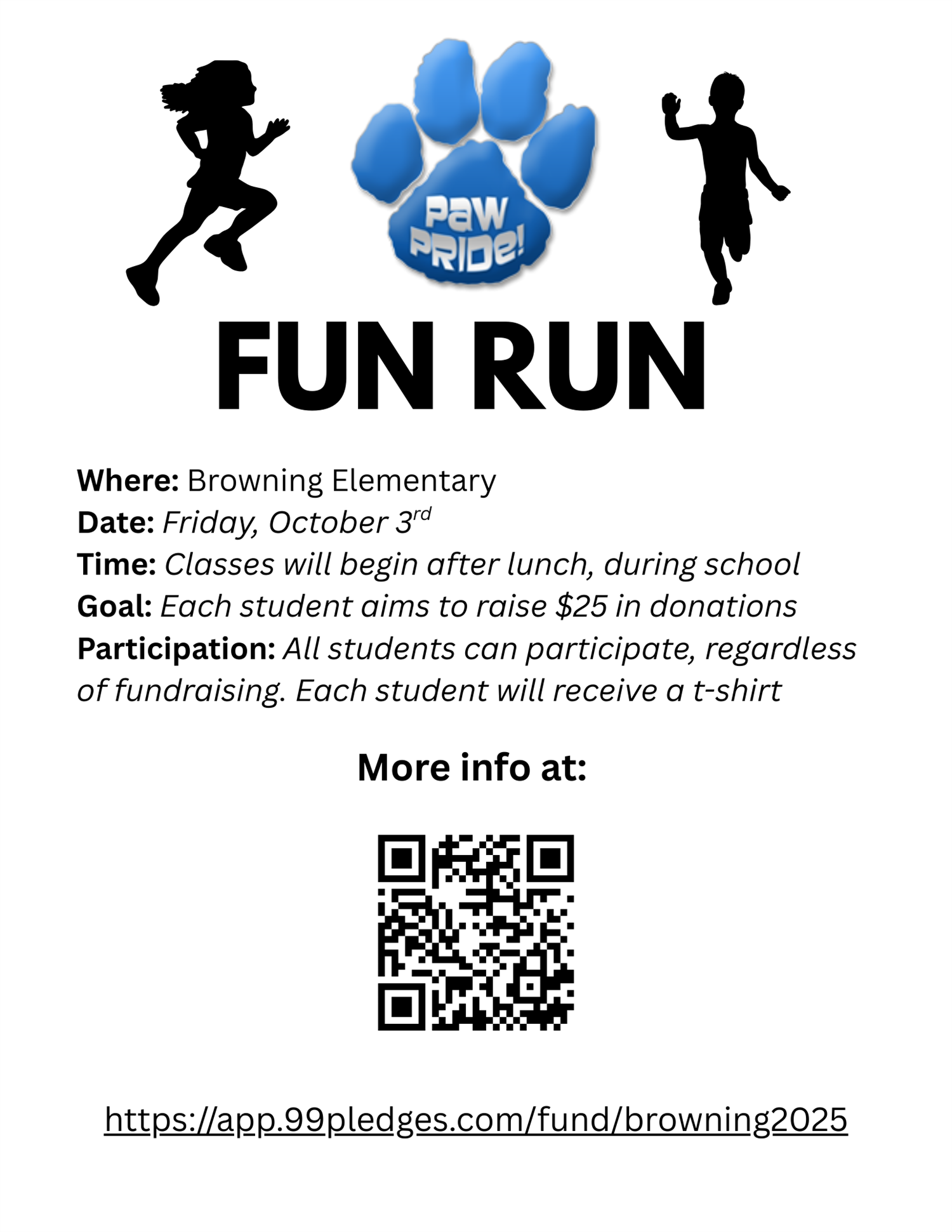 FUN RUN OCTOBER 3